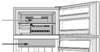 SHARP SJXE680MBE - Compartment fraicheur &amp; porte (Compartment refroidi) - 3