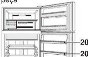 SHARP SJXE680MBE - Compartment congélateur - 1