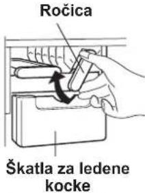 Ročica Škatla za ledene kocke
