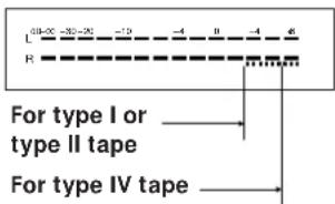 SONY TCWR661 - To adjust the recording level manually - 1