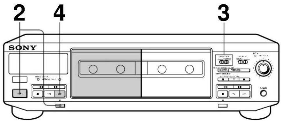 SONY TCWR661 - Leitura de cassetes - 1