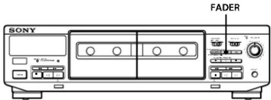 SONY TCWR661 - Fondu à l'ouverture et fondu à la fermeture (Fader) - 1