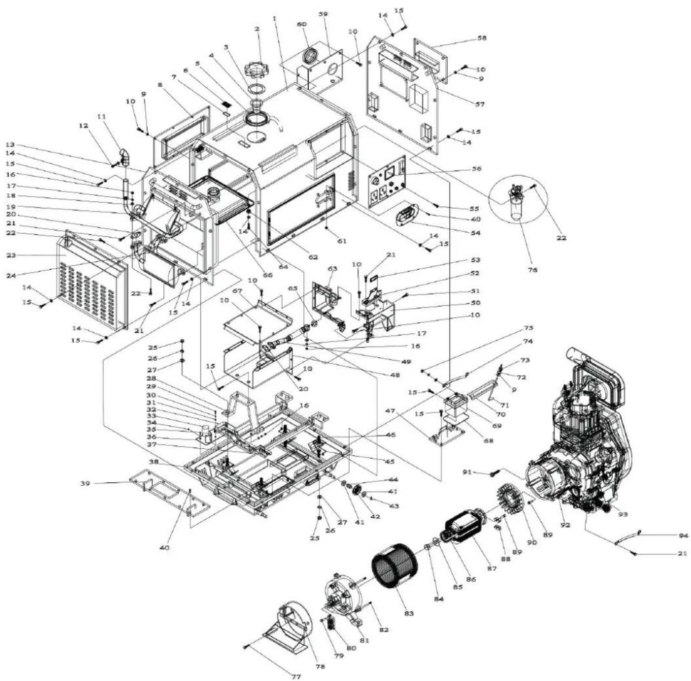SCHEPPACH SG5100D - Dépannage - 1