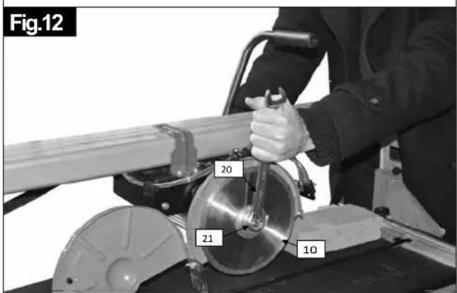 SCHEPPACH FS3600 - Coupe longitudinala à 45^ (Fig.9) - 3