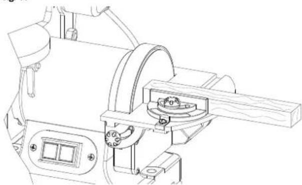 SCHEPPACH BTS700 - Réglage de la table de la ponceuse à disque, Fig. 9 - 2