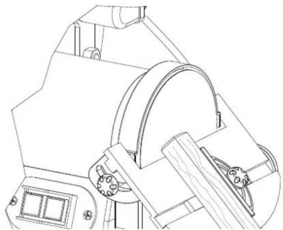 SCHEPPACH BTS700 - Réglage de la table de la ponceuse à disque, Fig. 9 - 1