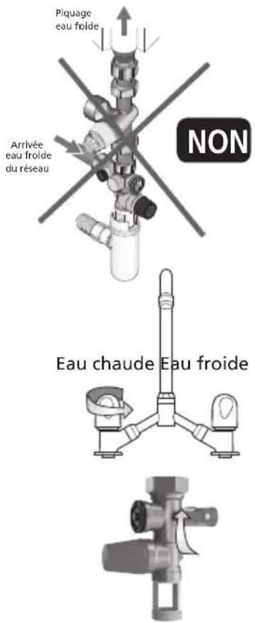 THERMOR Malicio 65L - Le raccordement avec un réducteur de pression - 2