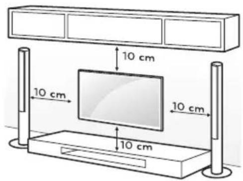 TESLA 55S901SUS - POSITIONING THE TV SET - 2