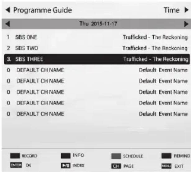 TESLA 32S367BHS - GUIDE DE PROGRAMME ELECTRONIQUE (EPG) - 1