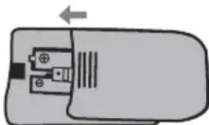 TESLA 24S307WH - Sostituzione delle batterie del telecomando - 3