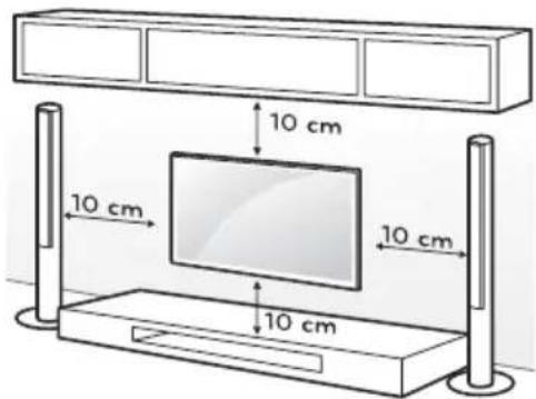 TESLA 24S307WH - Positioning the TV set - 3