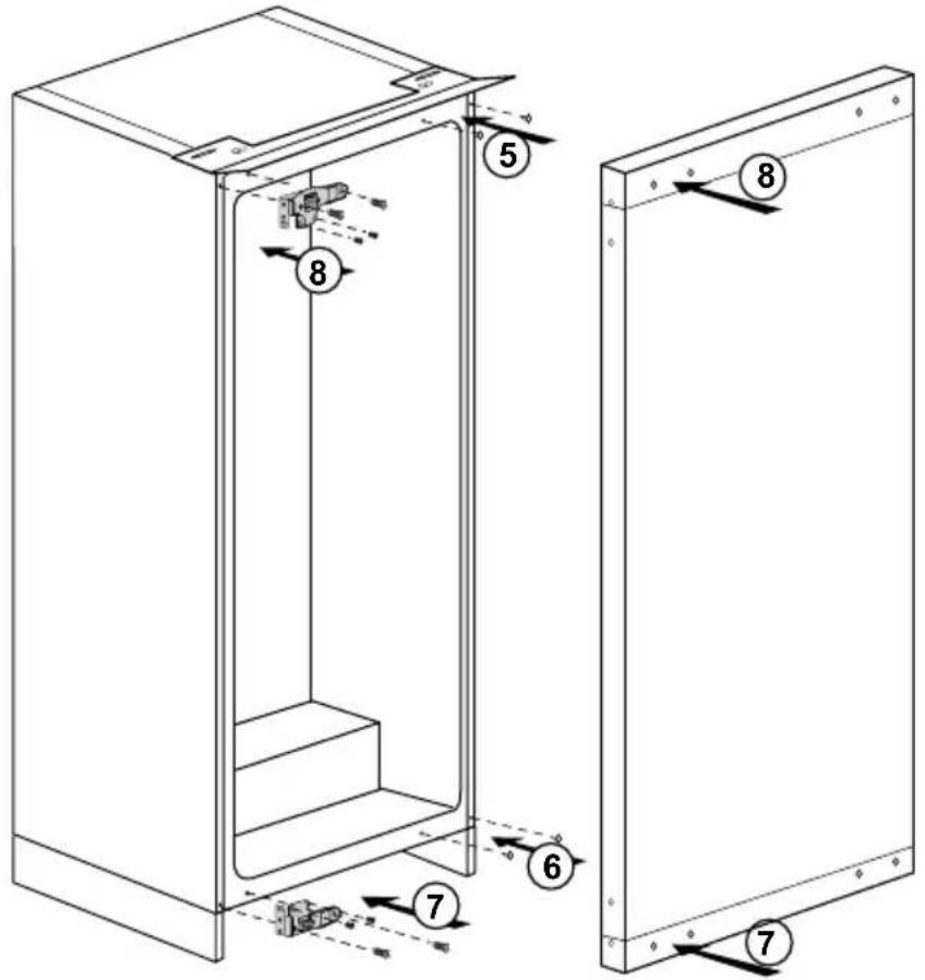 TEKA TGI2 200 NF - Türanschlag umkehren - 2