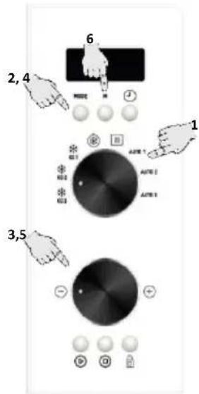 TEKA MS 620 BIS - Procedure de mémorisation - 1