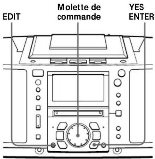 SONY ZSM50 - Déplacement de plages enregistrées - 1