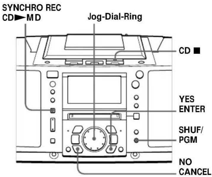 SONY ZSM50 - Aufnehmen programmierter Titel - 1