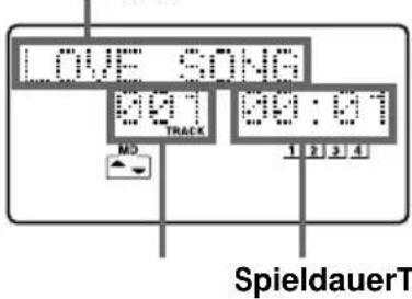 SONY ZSM50 - Wiedergeben einer MD - 5