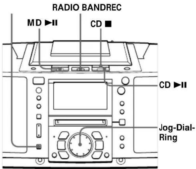 SONY ZSM50 - Aufnehmen vom Radio oder einer CD - 1