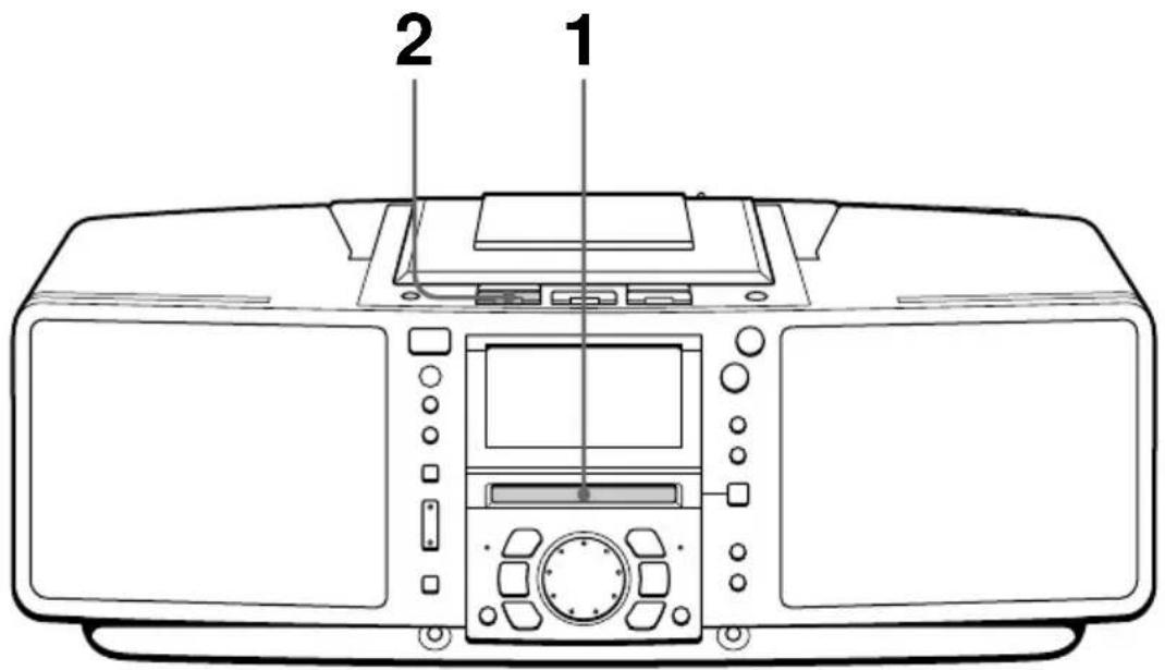 SONY ZSM50 - Lecture d'un MD - 1