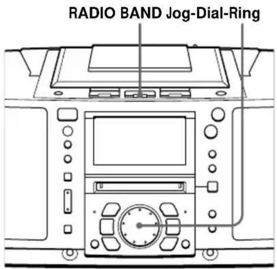 SONY ZSM50 - Wiedergeben gespeicherter Radiosender - 1