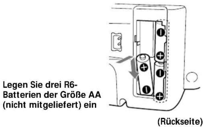 SONY ZSM50 - Einlegen von Speicherbatterien - 1