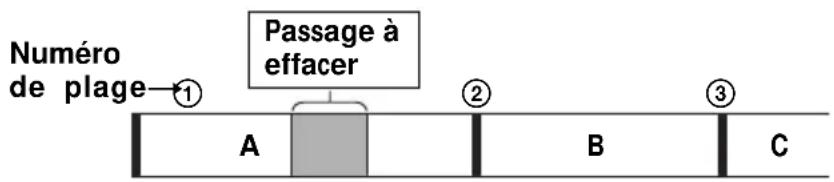 SONY ZSM50 - Effacement d'un passage dans une plage - 1