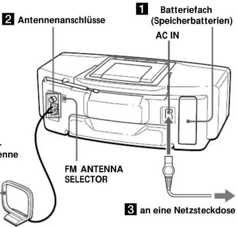 SONY ZSM50 - Vorbereiten des Systems - 1