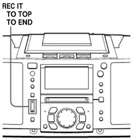SONY ZSM50 - Aufnehmen des wiedergegebenen Titels - 1