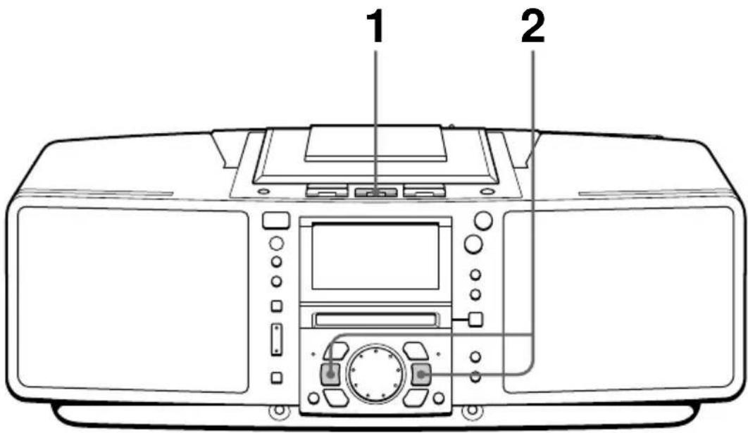 SONY ZSM50 - Ecouter la radio - 1