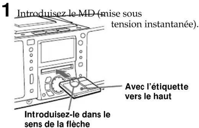 SONY ZSM50 - Lecture d'un MD - 2