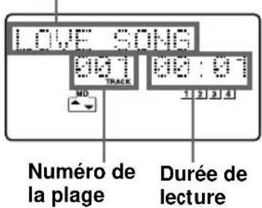 SONY ZSM50 - Lecture d'un MD - 5