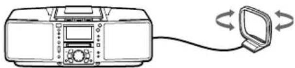 SONY ZSM50 - Pour améliorer la qualité de réception FM: - 2