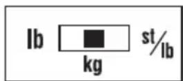 TANITA UM028F - Ib (Livres) kg (Kilogrammes) st-Ib (Stone Pounds) - 2
