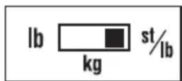 TANITA UM028F - Ib (Livres) kg (Kilogrammes) st-Ib (Stone Pounds) - 3