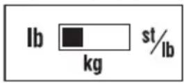 TANITA UM028F - Ib (Libras) kg (Kilogramos) st-lb (Apedrea-libra) - 1