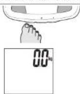 TANITA BF680W - REGISTRAZIONE DEI VALORI DEL PESO E DEL GRASSO CORPOREO - 1