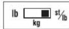 TANITA InnerScan BC568 - SWITCHING THE WEIGHT MODE - 3