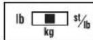 TANITA InnerScan BC568 - SWITCHING THE WEIGHT MODE - 2