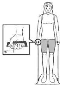 TANITA InnerScan BC568 - Select Personal Key and Step On - 4