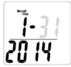 TANITA BC541N - Ajuste de la Fecha - 3