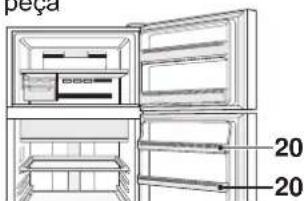 SHARP SJXP680GSL - Compartment congélateur - 1