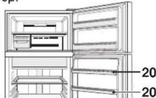 SHARP SJXP680GSL - Compartment congélateur - 2