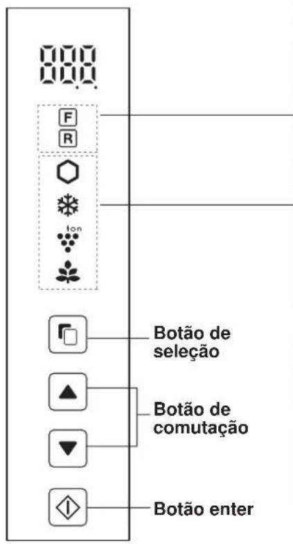 SHARP SJXE700MSL - Painel de controlo (SJ-XP680G, SJ-XP700G) - 1