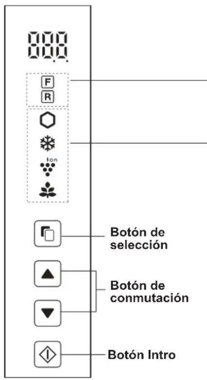SHARP SJXE680MSL - Panel de control (SJ-XP680G, SJ-XP700G) - 1