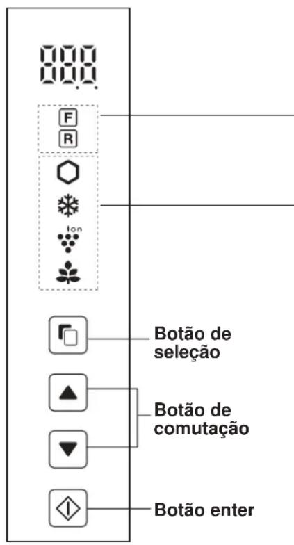 SHARP SJXE680MSL - Painel de controlo (SJ-XP680G, SJ-XP700G) - 1