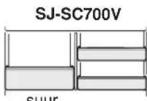 SHARP SJSC700VSL - MÄRKUS - 4