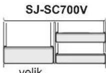 SHARP SJSC680VWH - OPOMBA - 3