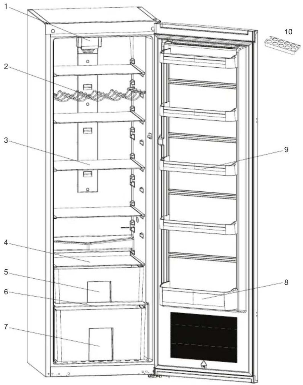 SHARP SJL2350E3W - Pries pradedami naudoti saldytuva - 2