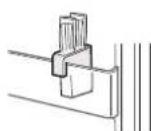 SHARP SJGC680VSL - Bottle stopper / Tube stands (2 pcs.) - 1