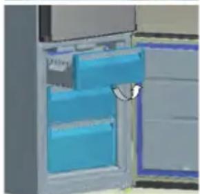 SHARP SJB2330M0W - Freezer box - 2