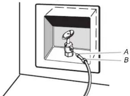 KITCHENAID KUIO338HSS - Raccordement à la canalisation d'eau - 1